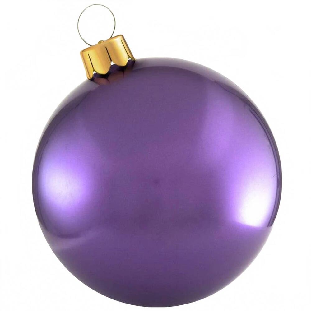 NEW HOLIBALL inflatable ornament - 30" in purple